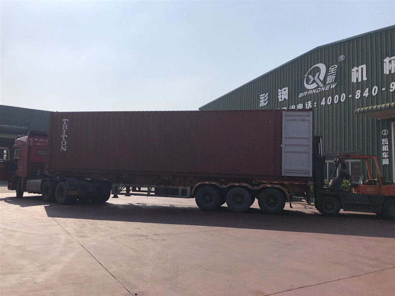 Máquina formadora de puertas enrollables para Ghana